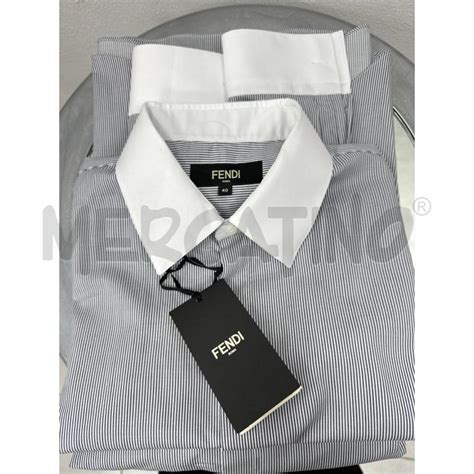 camicia fendi bianca